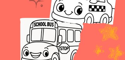 Buddy Wheels Coloring Book