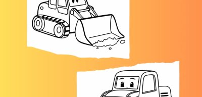 Bulldozer Coloring Page