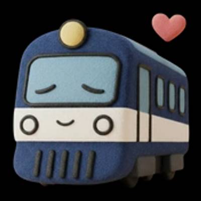 Passenger train mascot for Sleepy Train