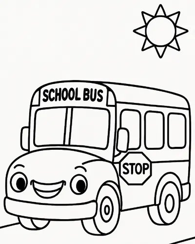 Buddy Wheels Coloring Book - inside page 3