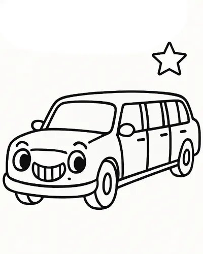 Buddy Wheels Coloring Book - inside page 4
