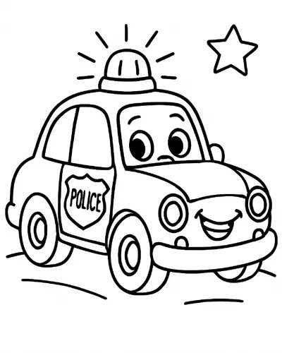 Wayback Wheels Coloring Book - inside page 2