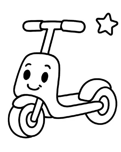 Zippy Wheels Coloring Book - inside page 2