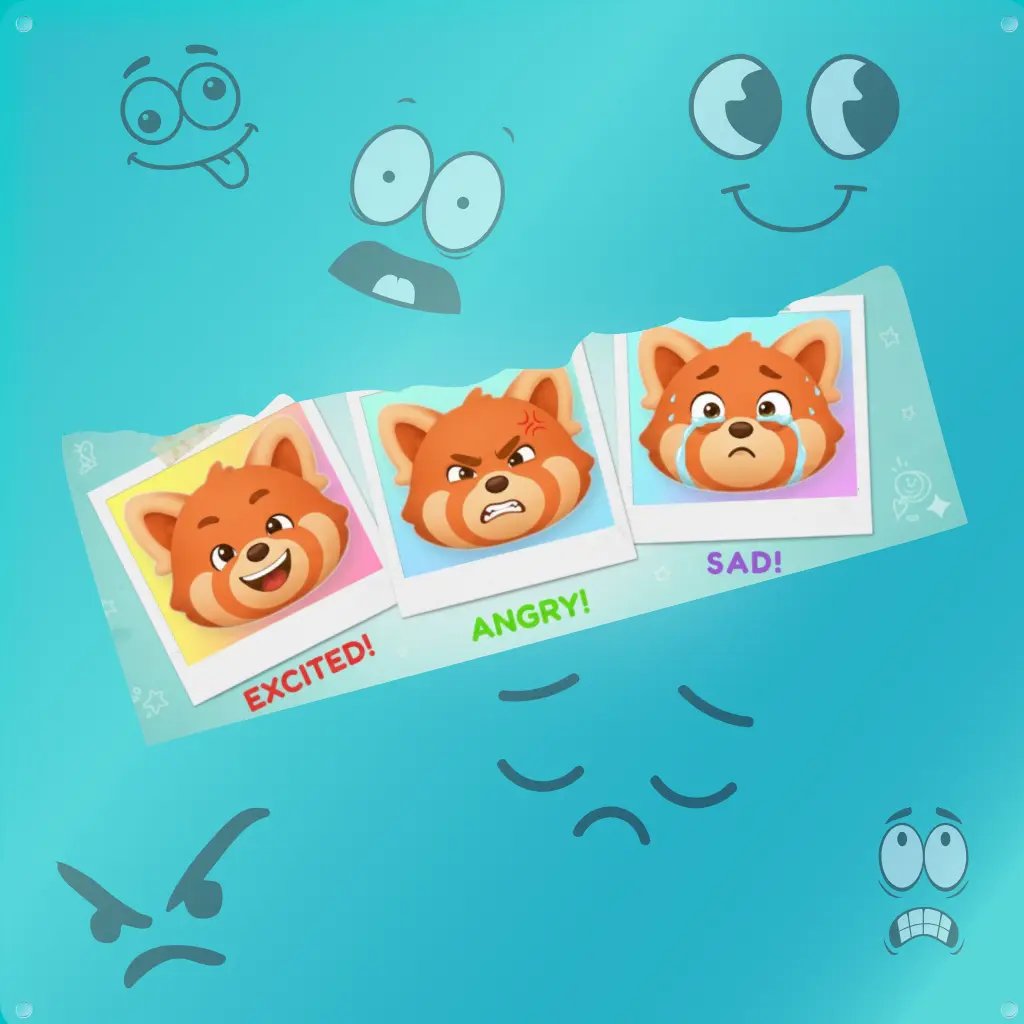 Reddy's Feelings Chart Poster