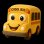 School bus mascot from Talk & Listen app