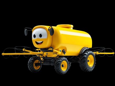 Crop Sprayer learning activities for toddlers - Practice k and r sounds Crop Sprayer for kids - Interactive crop sprayer illustration from Little Wheels educational app for toddlers ages 2-6 years