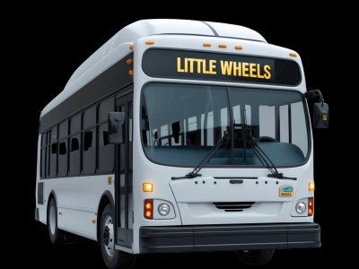 Real city bus that kids can spot in their neighborhood - Bridge app learning to real world Real city bus photo for kids - See what city buss look like in real life for toddler learning