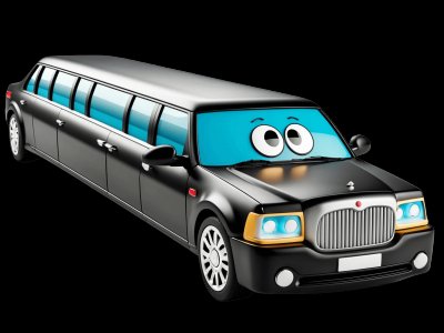 Limousine learning activities for toddlers - Practice l and m sounds Limousine for kids - Interactive limousine illustration from Little Wheels educational app for toddlers ages 2-6 years