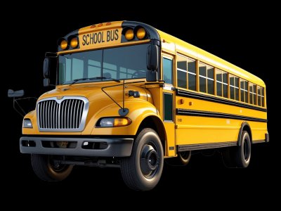 Real school bus that kids can spot in their neighborhood - Bridge app learning to real world Real school bus photo for kids - See what school buss look like in real life for toddler learning