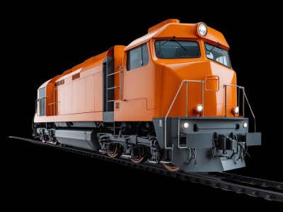 Real freight train photo for kids - See what freight trains look like in real life for toddler learning
