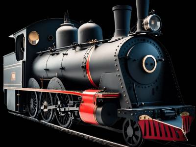 Real steam locomotive photo for kids - See what steam locomotives look like in real life for toddler learning
