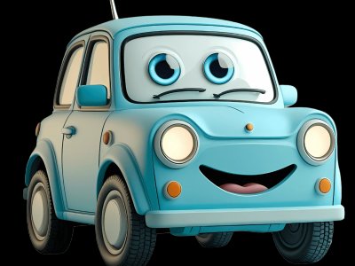 Car learning activities for toddlers - Practice k and r sounds Car for kids - Interactive car illustration from Little Wheels educational app for toddlers ages 2-6 years