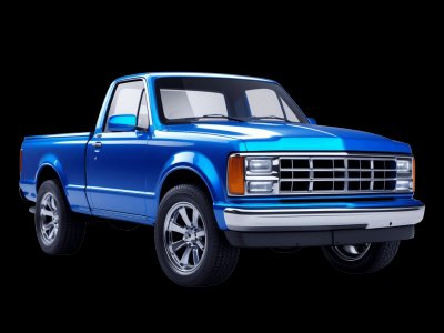 Real pickup truck photo for kids - See what pickup trucks look like in real life for toddler learning