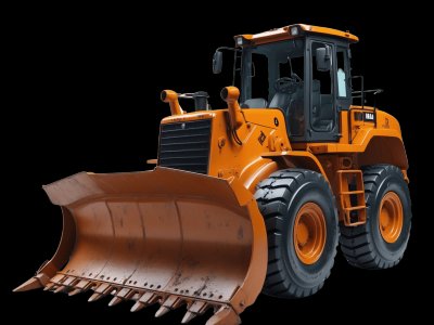 Real bulldozer photo for kids - See what bulldozers look like in real life for toddler learning