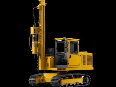 Real drill rig photo for kids - See what drill rigs look like in real life for toddler learning