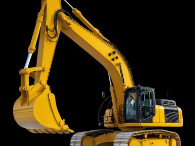 Real excavator that kids can spot in their neighborhood - Bridge app learning to real world Real excavator photo for kids - See what excavators look like in real life for toddler learning