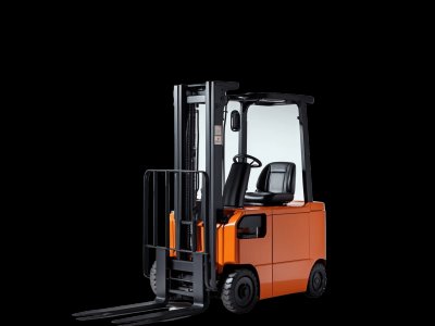 Real forklift that kids can spot in their neighborhood - Bridge app learning to real world Real forklift photo for kids - See what forklifts look like in real life for toddler learning