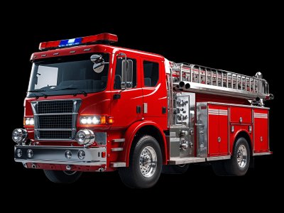 Real fire truck that kids can spot in their neighborhood - Bridge app learning to real world Real fire truck photo for kids - See what fire trucks look like in real life for toddler learning