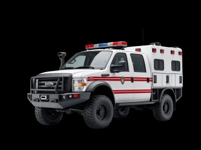 Real search and rescue truck photo for kids - See what search and rescue trucks look like in real life for toddler learning