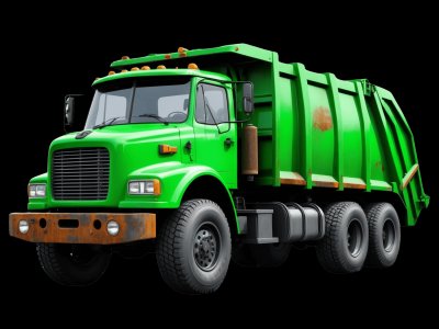 Real garbage truck that kids can spot in their neighborhood - Bridge app learning to real world Real garbage truck photo for kids - See what garbage trucks look like in real life for toddler learning