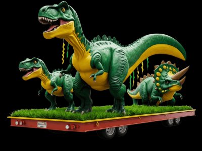 Real parade float photo for kids - See what parade floats look like in real life for toddler learning
