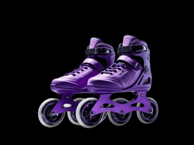 Real rollerblades photo for kids - See what rollerbladess look like in real life for toddler learning