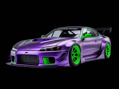 Real street racer photo for kids - See what street racers look like in real life for toddler learning