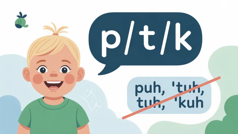 Pure consonant sound practice for toddler speech development