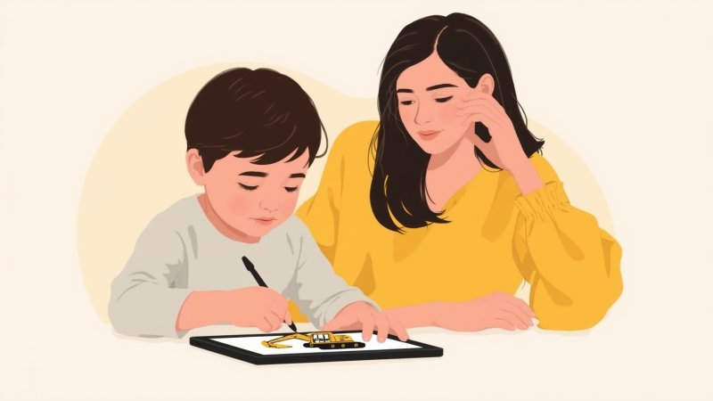 Excavator Coloring Apps for Toddlers: Digital Creativity