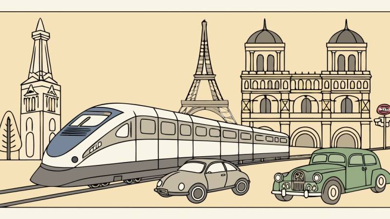 Vehicles of France for Kids - TGV Trains, Citroën & More