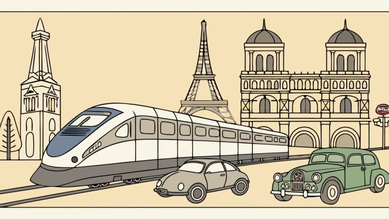 Vehicles of France for Kids - TGV Trains, Citroën & More