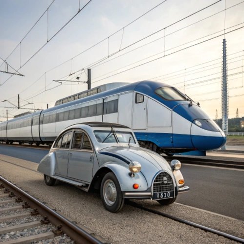 Vehicles of France for Kids - TGV Trains, Citroën & More