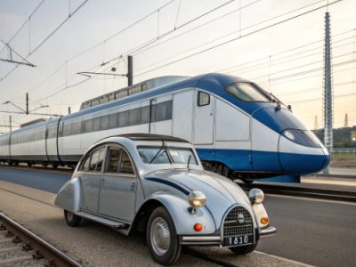 Vehicles of France for Kids - TGV Trains, Citroën & More