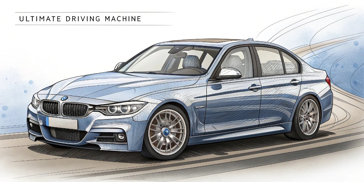 Modern BMW luxury car showcasing German engineering