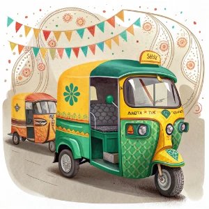 Vehicles of India for Kids - Auto Rickshaws, Decorated Trucks & More