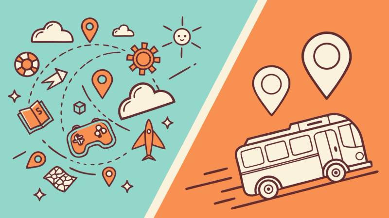Comparison of Kiddopia and Little Wheels app approaches