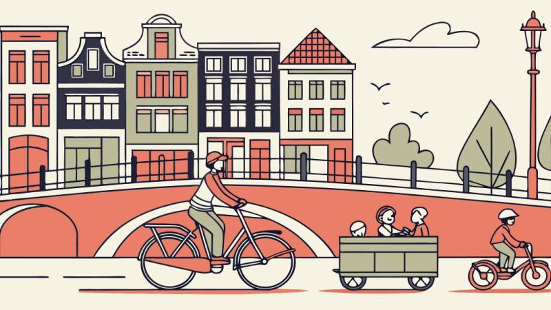 Vehicles of the Netherlands for Kids: Bikes, Trams & Trains