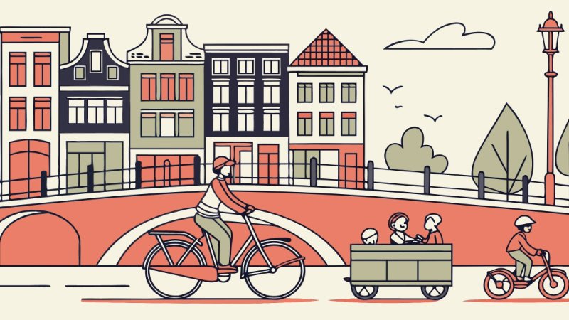 Vehicles of the Netherlands for Kids: Bikes, Trams & Trains