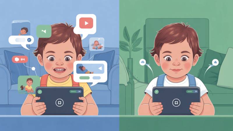 Offline apps provide uninterrupted focus for toddler learning