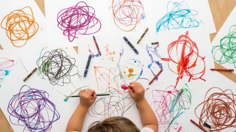 Scribbles to Masterpieces (Toddler Art Stages)