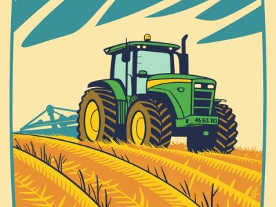 Vehicles of Rural America: Tractors, Combines & Farm Life for Kids