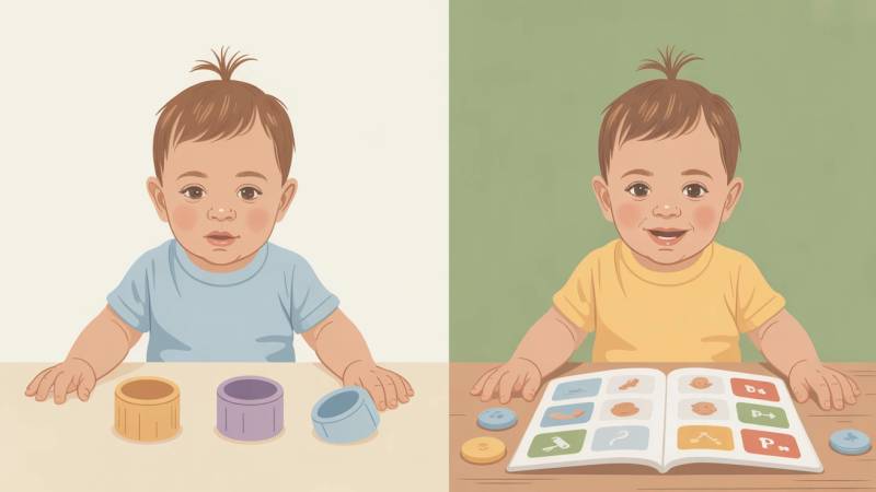 Visual learning indicators in educational app interface